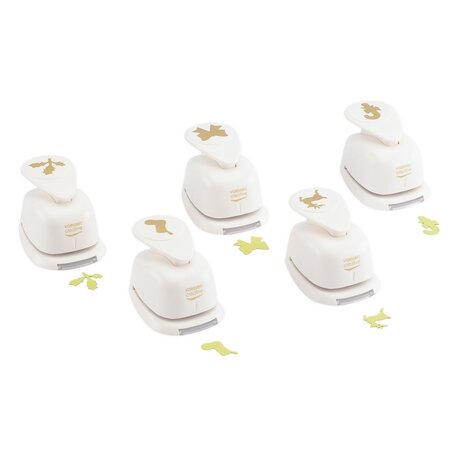 Vaessen Creative Figuurpons Set Kerst #2 (5pcs) (2137-121)