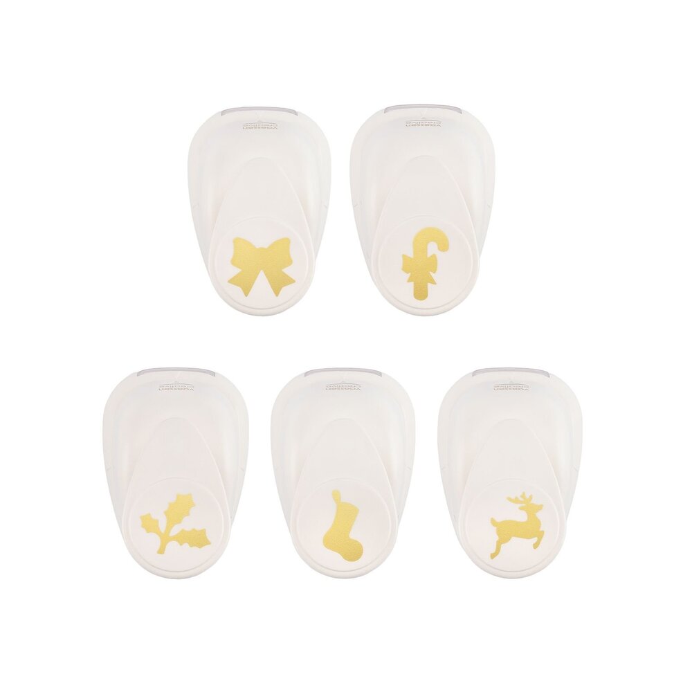 Vaessen Creative Figuurpons Set Kerst #2 (5pcs) (2137-121)