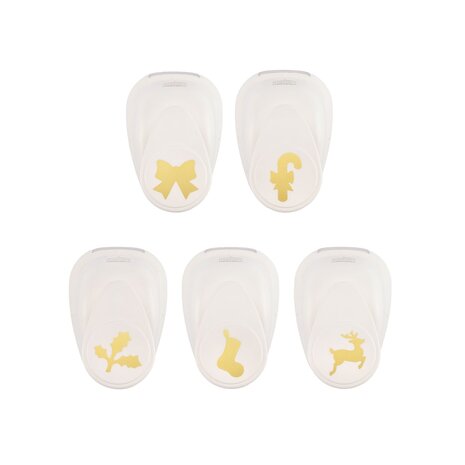 Vaessen Creative Figuurpons Set Kerst #2 (5pcs) (2137-121)