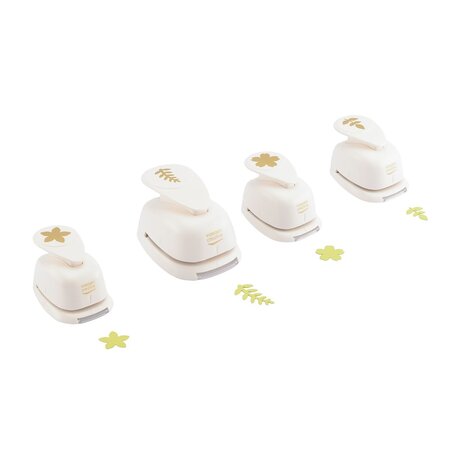 Vaessen Creative Figuurpons Set Bloem en Blad (4pcs) (2137-124) Vaessen Creative Figuurpons Set Bloem en Blad (4pcs) (2137-124)