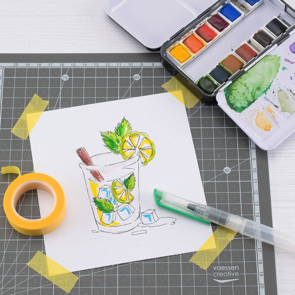 Vaessen Creative Masking Tape 15mm (3pcs) (3112-084)