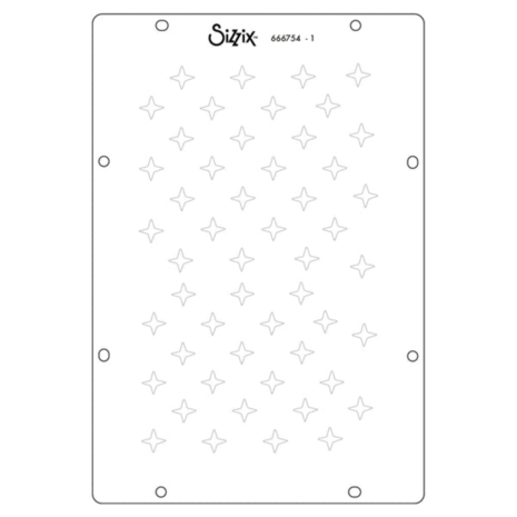 Sizzix Cat Kerr Stencil & Stamp Create (666754)