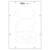 Sizzix Cat Kerr Stencil & Stamp Create (666754) Sizzix Cat Kerr Stencil & Stamp Create (666754)