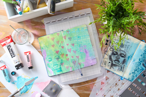 Sizzix Cat Kerr Stencil & Stamp Possibilitarian (666757)