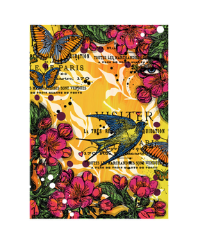 Sizzix Cat Kerr Stencil & Stamp The Visiter (666758) Sizzix Cat Kerr Stencil & Stamp The Visiter (666758)