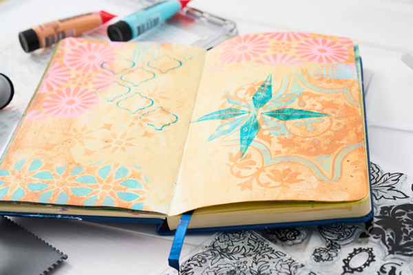 Sizzix Vic Hollins Stencil & Stamp Geometric (666760) Sizzix Vic Hollins Stencil & Stamp Geometric (666760)