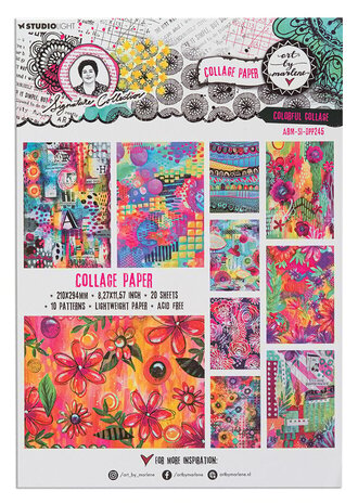 Studio Light Signature Collection Collage Paper Colorful Collage (ABM-SI-DPP245) Studio Light Signature Collection Collage Paper Colorful Collage (ABM-SI-DPP245)