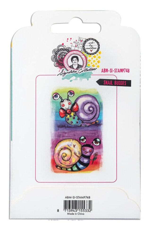 Studio Light Signature Collection Cling Stamp Snail Buddies (ABM-SI-STAMP748) Studio Light Signature Collection Cling Stamp Snail Buddies (ABM-SI-STAMP748)