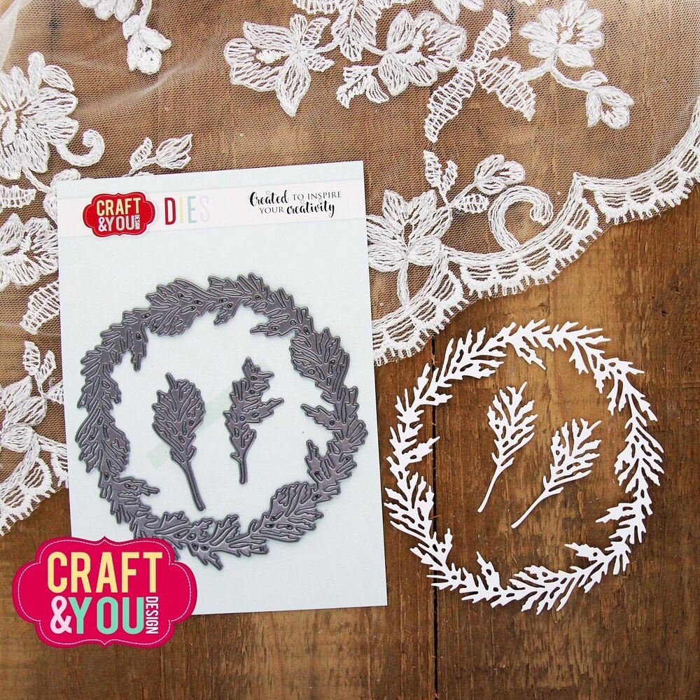 Craft & You Dies Ceder Wreath (CW311)