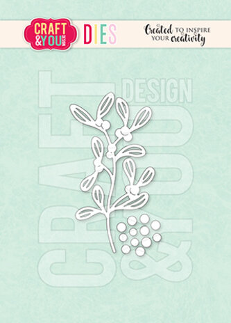 Craft & You Dies Sprig of Mistletoe (CW318)