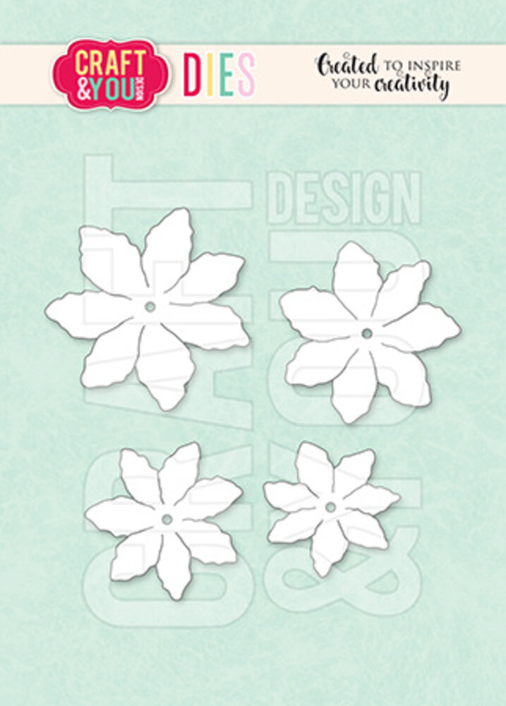 Craft & You Dies Magda's Seven Petal Flower (CW320)