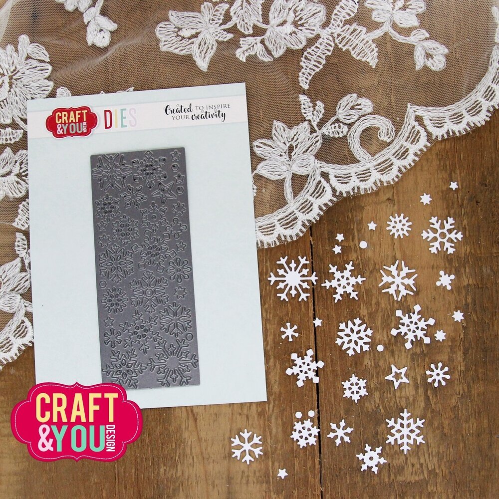 Craft & You Dies Small Snowflakes (CW322)