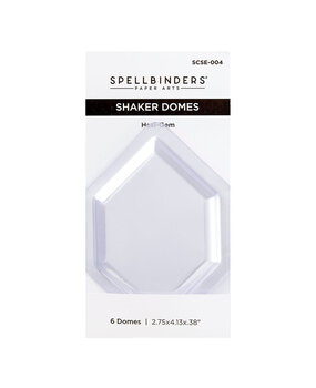 Spellbinders Hexi-Gem Shaker Dome (SCSE-004) Spellbinders Hexi-Gem Shaker Dome (SCSE-004)
