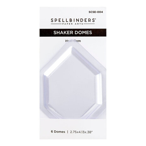 Spellbinders Hexi-Gem Shaker Dome (SCSE-004) Spellbinders Hexi-Gem Shaker Dome (SCSE-004)