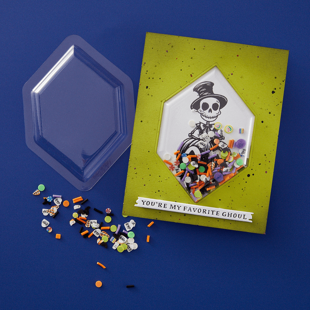 Spellbinders Hexi-Gem Shaker Dome (SCSE-004) Spellbinders Hexi-Gem Shaker Dome (SCSE-004)