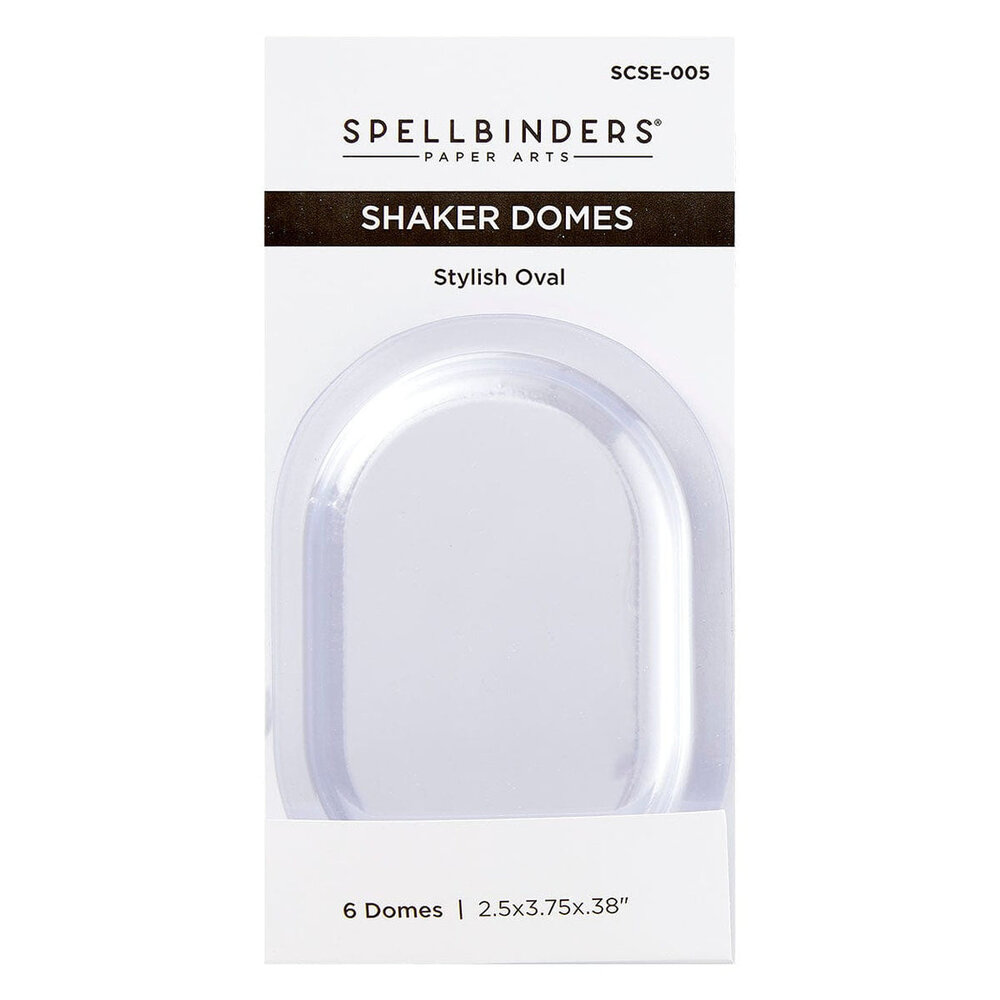Spellbinders Stylish Oval Shaker Dome (SCSE-005)