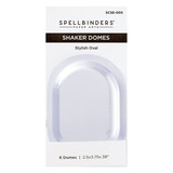 Spellbinders Stylish Oval Shaker Dome (SCSE-005)