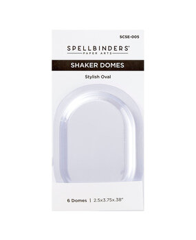 Spellbinders Stylish Oval Shaker Dome (SCSE-005)