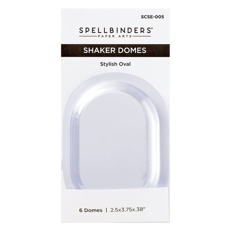 Spellbinders Stylish Oval Shaker Dome (SCSE-005)