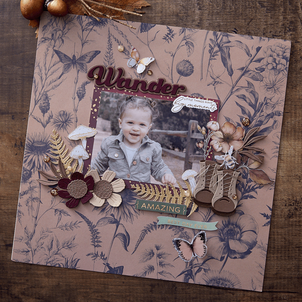 Spellbinders Woodland Tales 6x6 Inch Paper Pad (SCS-355) Spellbinders Woodland Tales 6x6 Inch Paper Pad (SCS-355)