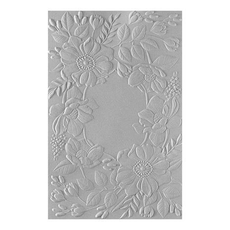 Spellbinders Woodland Tales Fresh Picked Floral Frame 3D Embossing Folder (E3D-101) Spellbinders Woodland Tales Fresh Picked Floral Frame 3D Embossing Folder (E3D-101)
