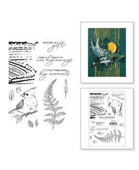 Spellbinders Woodland Tales Clear Stamp (STP-243)