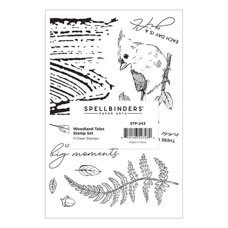 Spellbinders Woodland Tales Clear Stamp (STP-243)