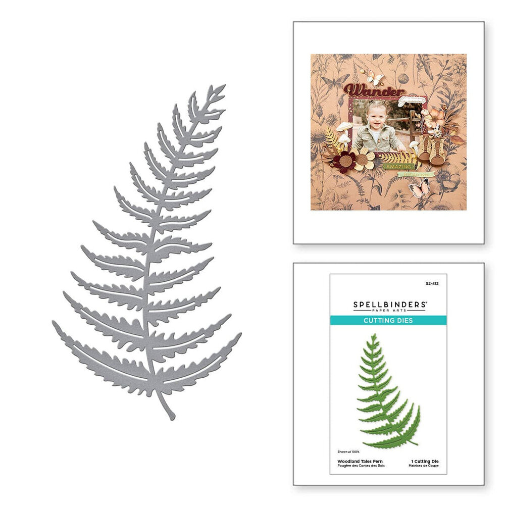 Spellbinders Woodland Tales Fern Dies (S2-412)