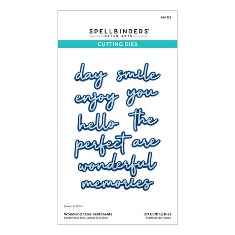 Spellbinders Woodland Tales Sentiments Dies (S4-1378) Spellbinders Woodland Tales Sentiments Dies (S4-1378)