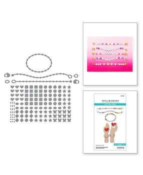 Spellbinders Beads of Friendship Bestie Beaded Bracelets Dies (S4-1386)