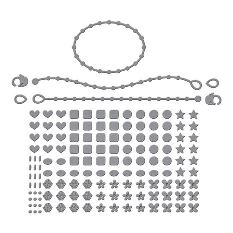 Spellbinders Beads of Friendship Bestie Beaded Bracelets Dies (S4-1386) Spellbinders Beads of Friendship Bestie Beaded Bracelets Dies (S4-1386)