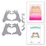 Spellbinders Beads of Friendship Heart Hands Dies (S4-1387)