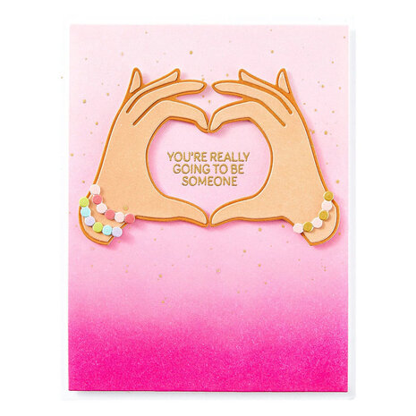 Spellbinders Beads of Friendship Heart Hands Dies (S4-1387)