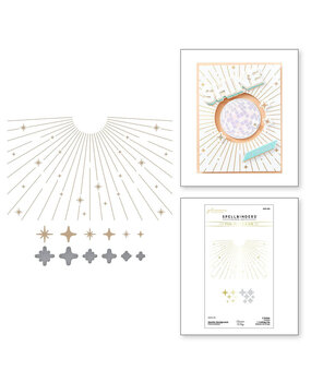 Spellbinders Shine Bright Shine Background Glimmer Hot Foil Plate & Die Set (GLP-438) Spellbinders Shine Bright Shine Background Glimmer Hot Foil Plate & Die Set (GLP-438)