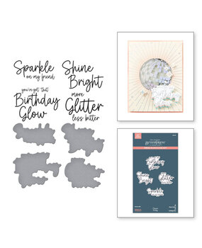 Spellbinders Shine Bright Sparkle On Sentiments Press Plate & Die Set (BP-207) Spellbinders Shine Bright Sparkle On Sentiments Press Plate & Die Set (BP-207)
