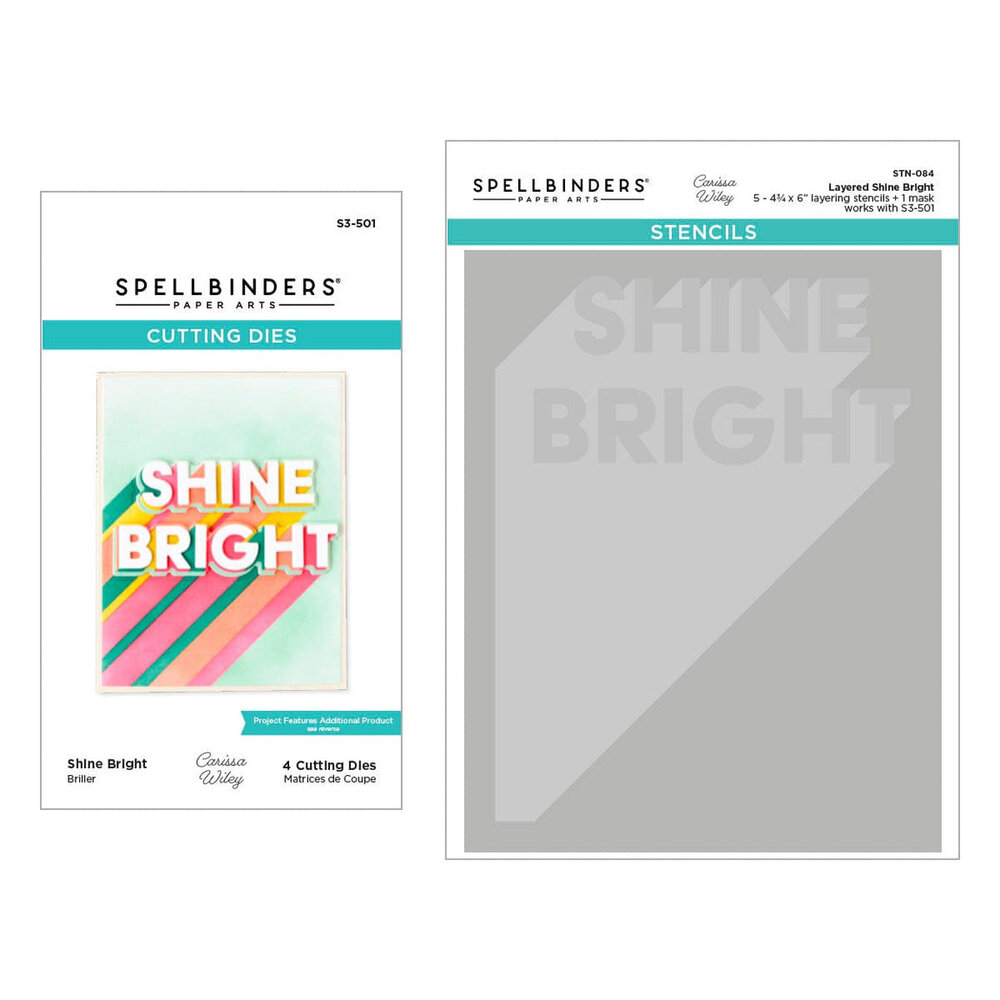 Spellbinders Shine Bright Layered Stencil & Die Bundle (BD-0900) Spellbinders Shine Bright Layered Stencil & Die Bundle (BD-0900)
