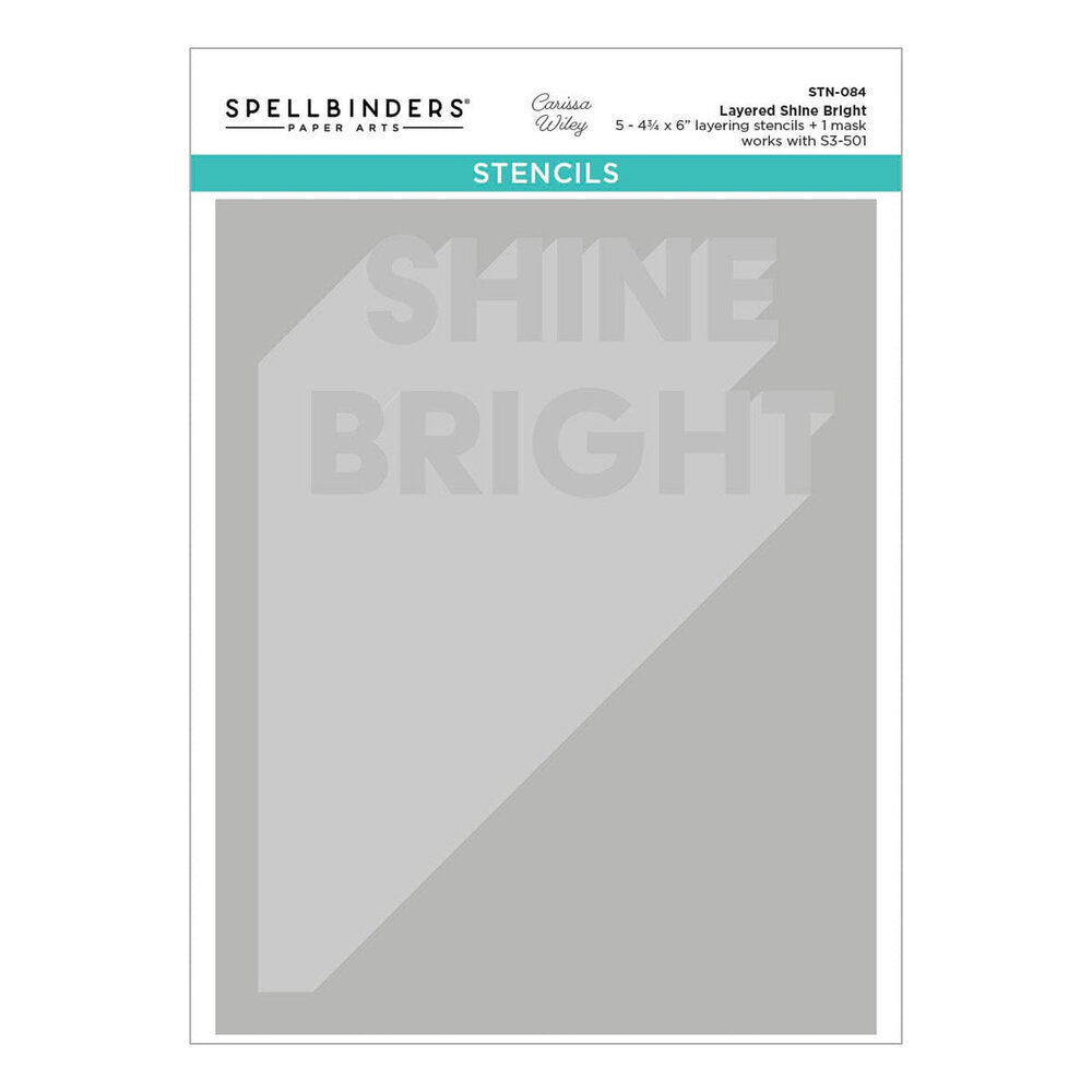 Spellbinders Shine Bright Layered Stencil & Die Bundle (BD-0900) Spellbinders Shine Bright Layered Stencil & Die Bundle (BD-0900)