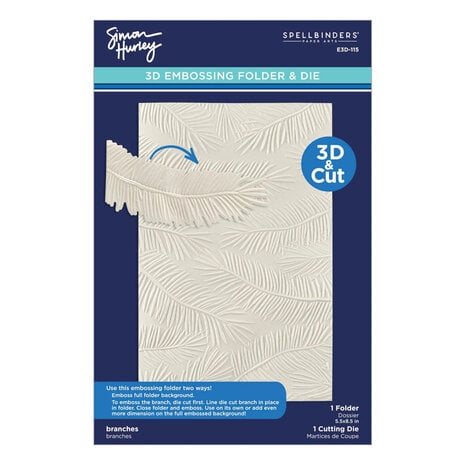 Spellbinders Timeless Trees Branches 3D Embossing Folder and Die Set (E3D-115)