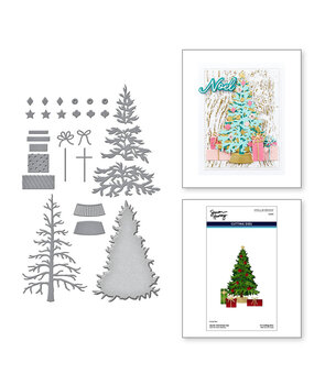 Spellbinders Timeless Trees Classic Christmas Tree Dies (S5-665)