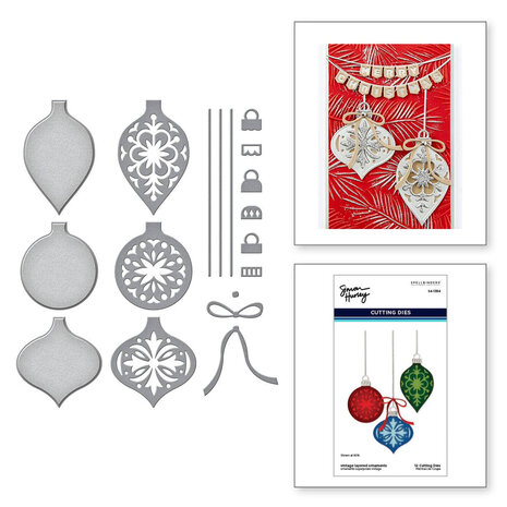 Spellbinders Timeless Trees Vintage Layered Ornaments Dies (S4-1394)
