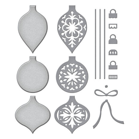 Spellbinders Timeless Trees Vintage Layered Ornaments Dies (S4-1394)