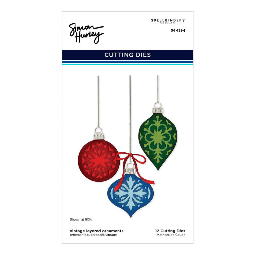Spellbinders Timeless Trees Vintage Layered Ornaments Dies (S4-1394)