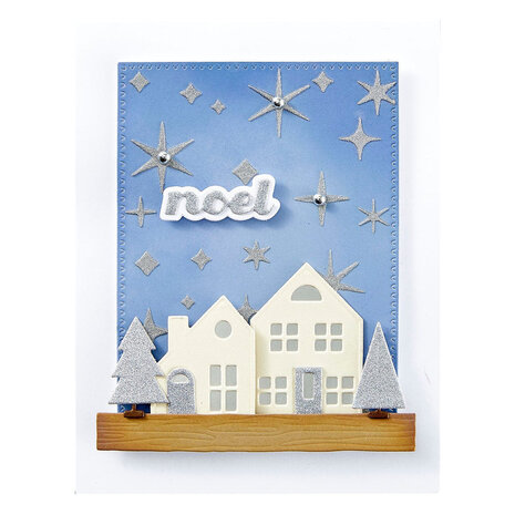 Spellbinders Timeless Trees Mantel Village Dies (S4-1395)