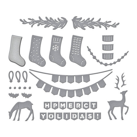 Spellbinders Timeless Trees Mantel Decoration Dies (S4-1398) Spellbinders Timeless Trees Mantel Decoration Dies (S4-1398)