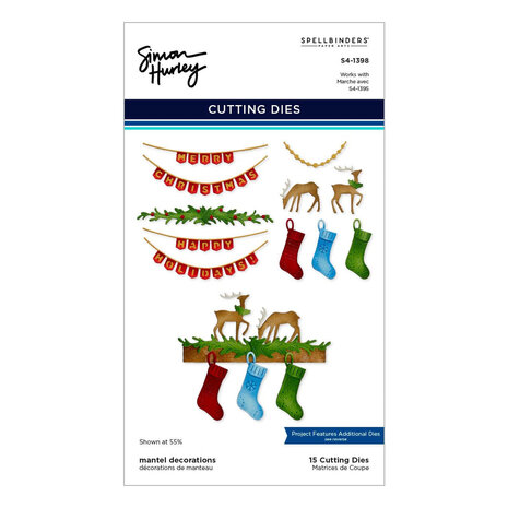 Spellbinders Timeless Trees Mantel Decoration Dies (S4-1398) Spellbinders Timeless Trees Mantel Decoration Dies (S4-1398)