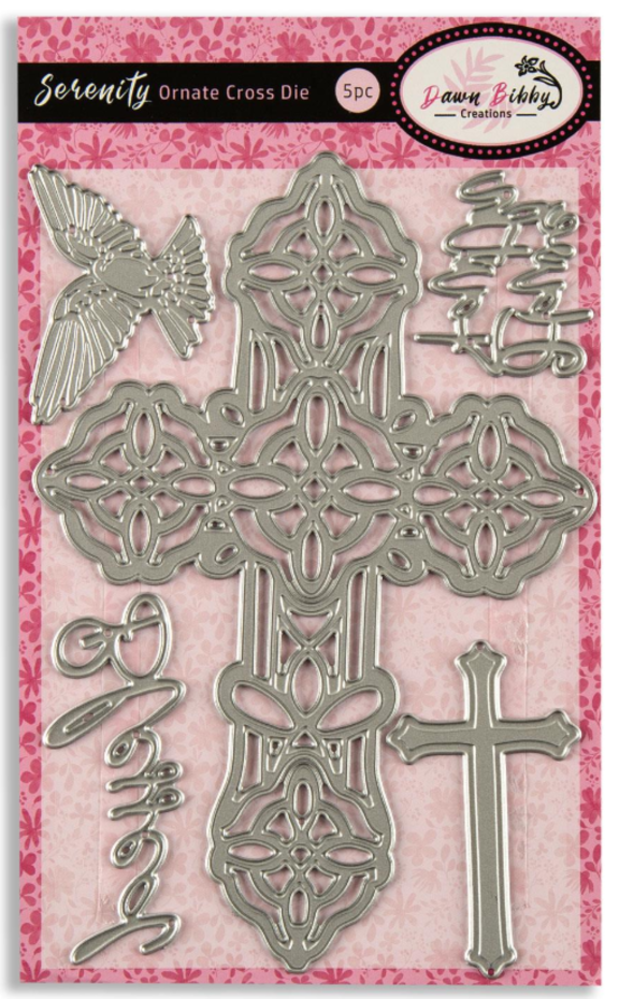 Dawn Bibby Serenity Die Ornate Cross (DB1002)