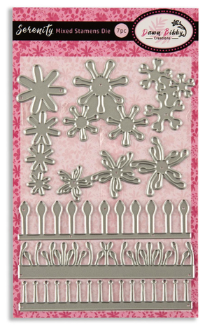 Dawn Bibby Serenity Die Mixed Stamens (DB1003) Dawn Bibby Serenity Die Mixed Stamens (DB1003)