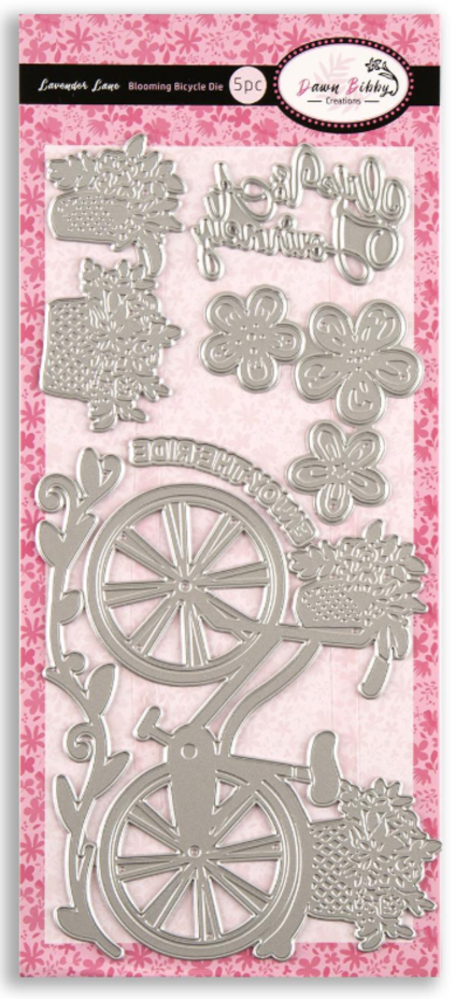 Dawn Bibby Lavender Lane Die Blooming Bicycle (DB1011) Dawn Bibby Lavender Lane Die Blooming Bicycle (DB1011)