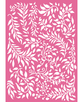 Dawn Bibby Beautiful Blooms Stencil Leaf Flourish (DB1024) Dawn Bibby Beautiful Blooms Stencil Leaf Flourish (DB1024)