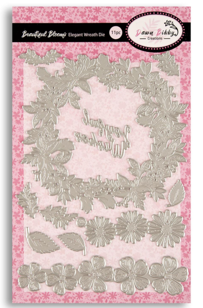 Dawn Bibby Beautiful Blooms Die Elegant Wreath (DB1018) Dawn Bibby Beautiful Blooms Die Elegant Wreath (DB1018)